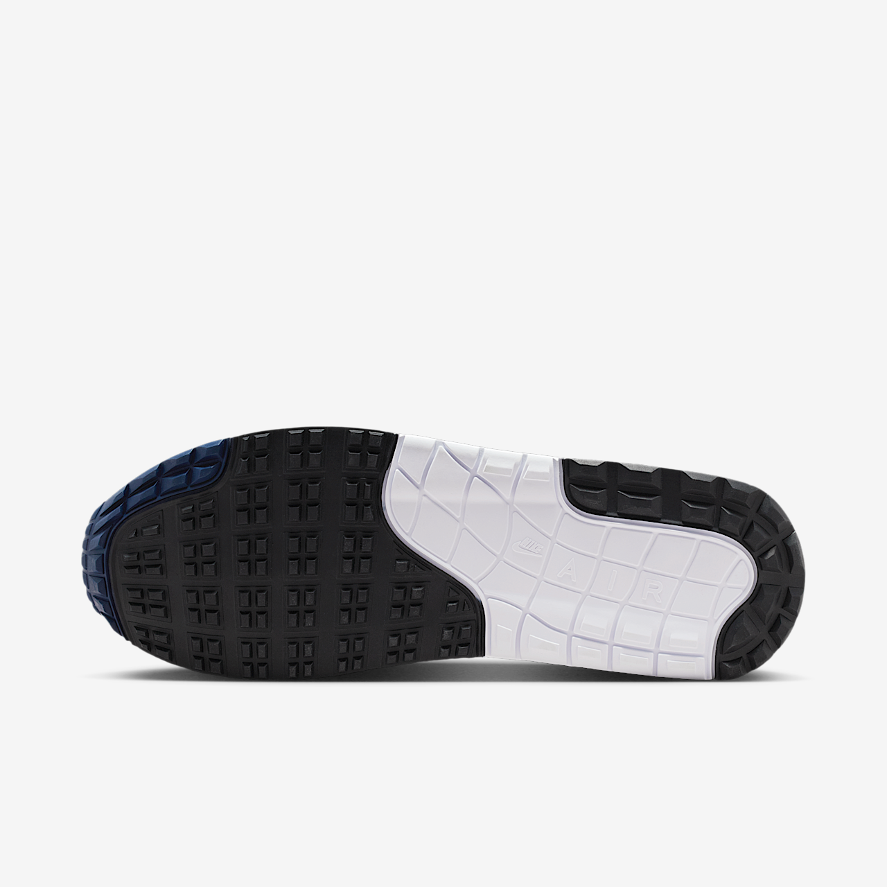 Nike Air Max 1 sneaker Wit/Wolf Grey/Obsidian