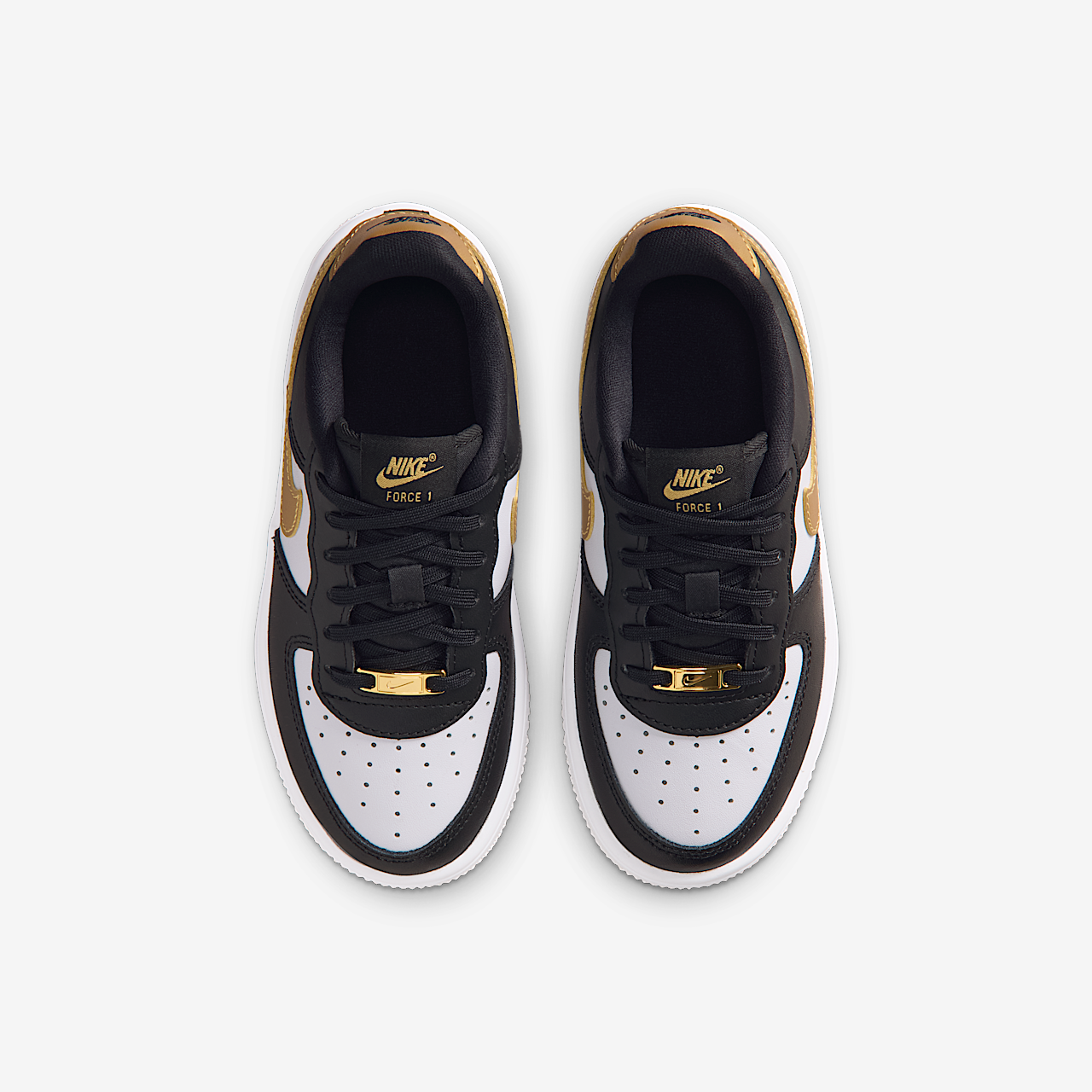 Nike  sneaker Zwart/Zwart/Wit/Metallic Gold