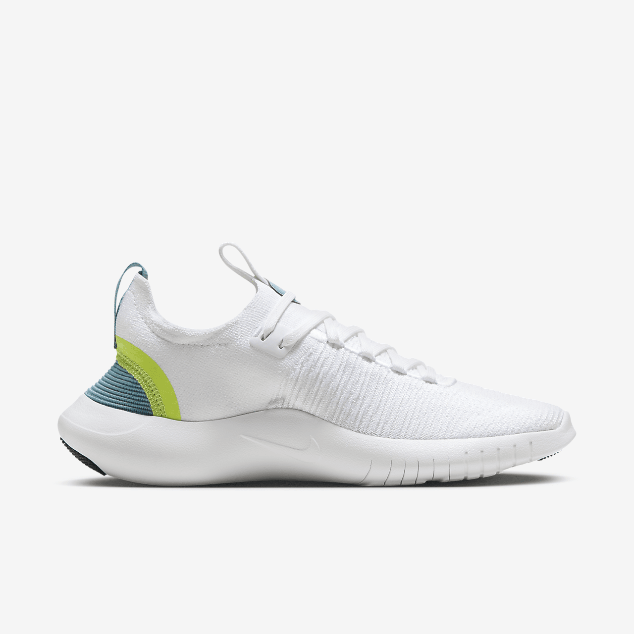 Nike Free sneaker Wit/Denim Turquoise/Cyber/Zwart