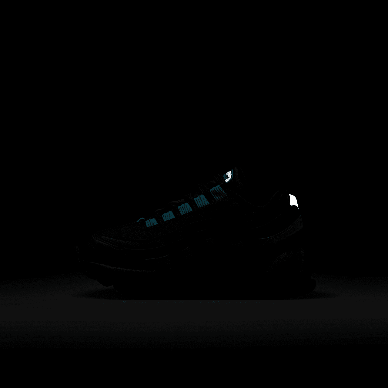 Nike Air Max 95 sneaker Zwart/Zwart/Pearl Grey/Baltic Blue
