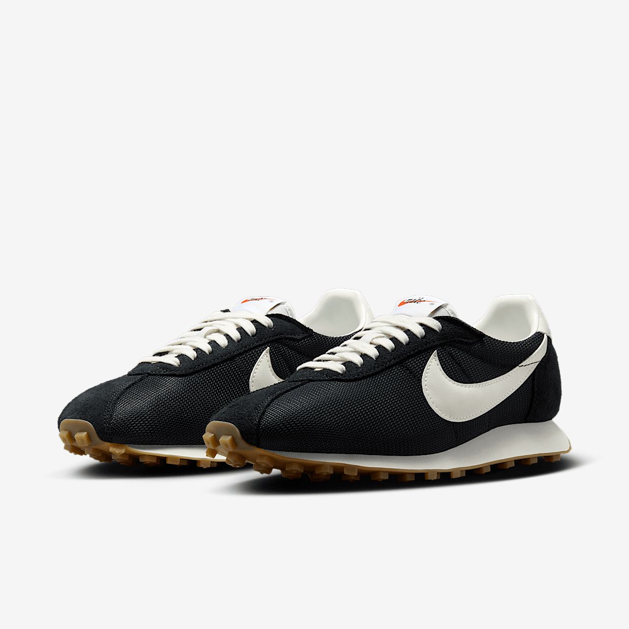 Nike  sneaker Zwart/Safety Orange/Gum Light Brown/Sail