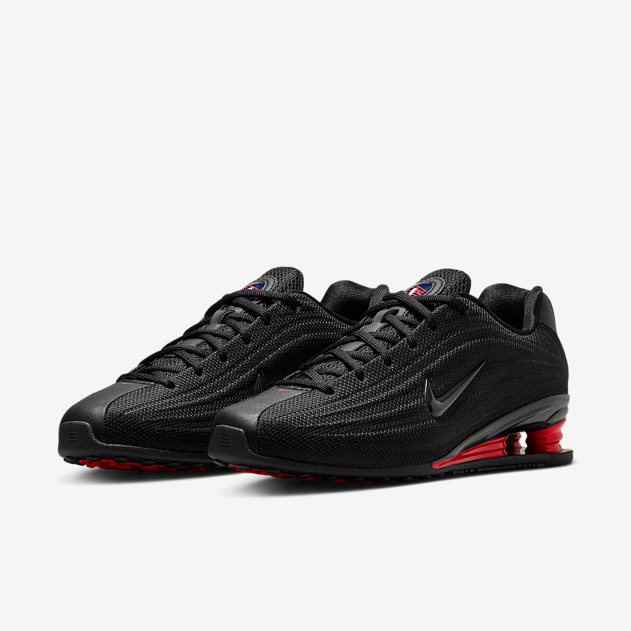 Nike Nike Shox sneaker Zwart/University Red/Zwart