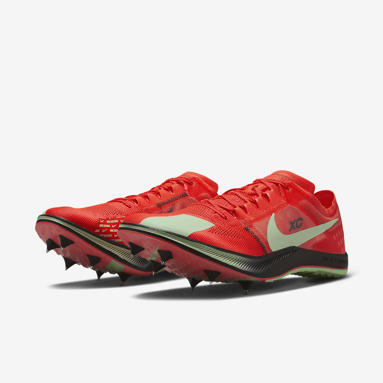 Nike  sneaker Bright Crimson/Zwart/Metallic Silver/Vapor Green