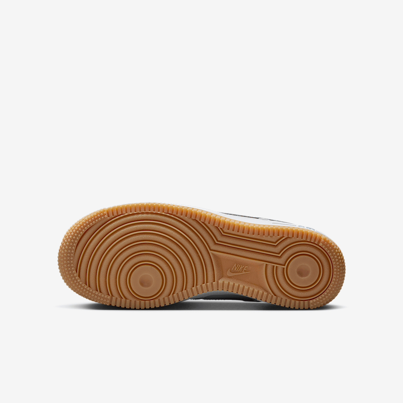 Nike Air Force 1 sneaker Photon Dust/Wit/Gum Medium Brown/Psychic Blue