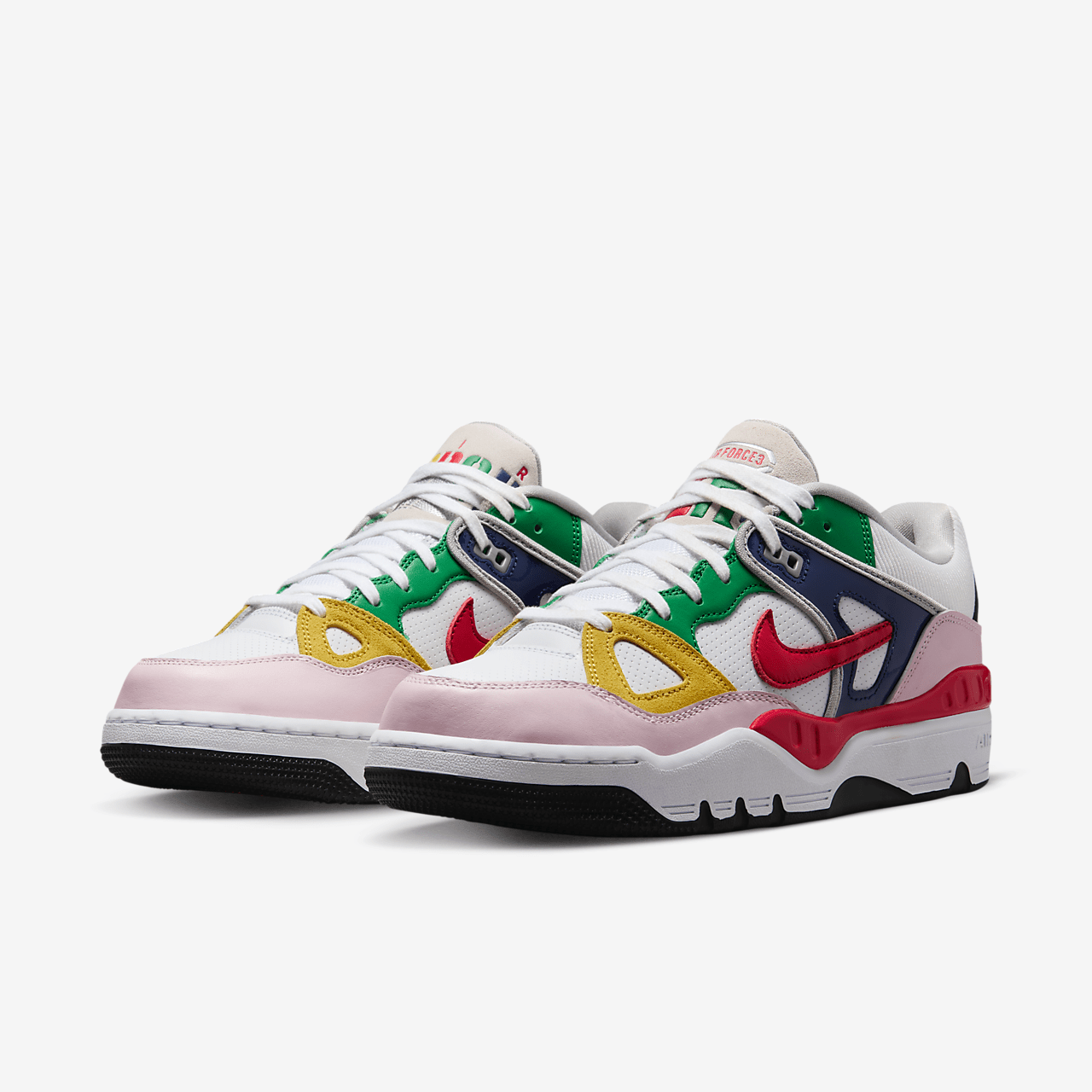 Nike  sneaker Wit/Tour Yellow/Pink Foam/University Red