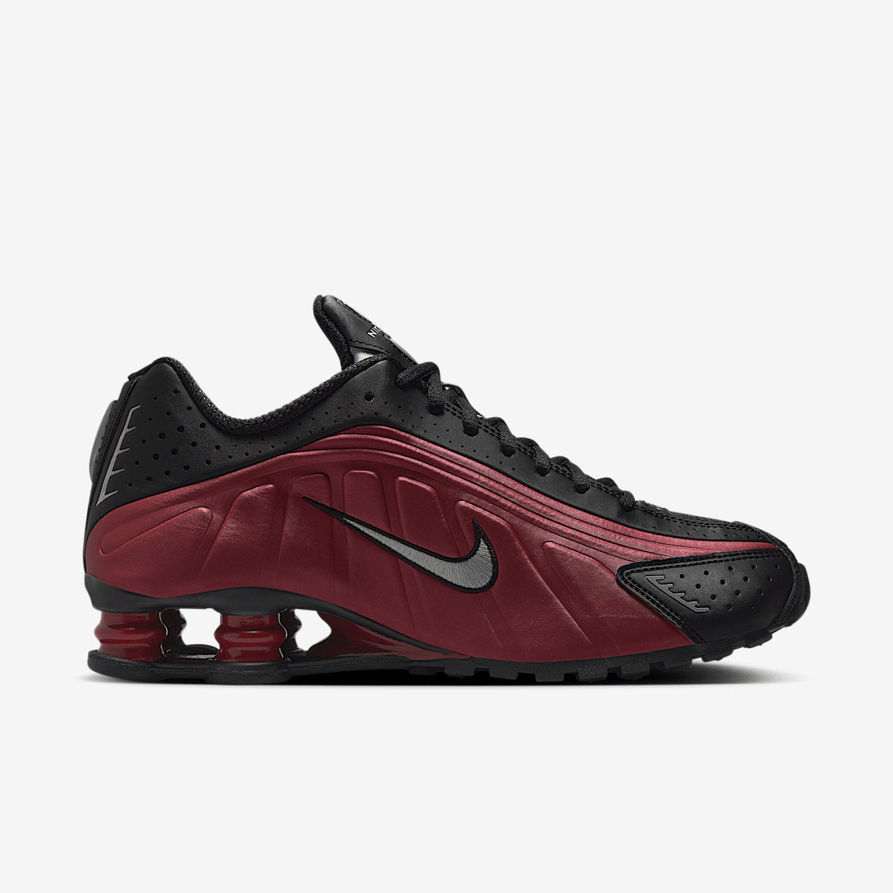 Nike Shox sneaker Zwart/Team Red/Metallic Silver