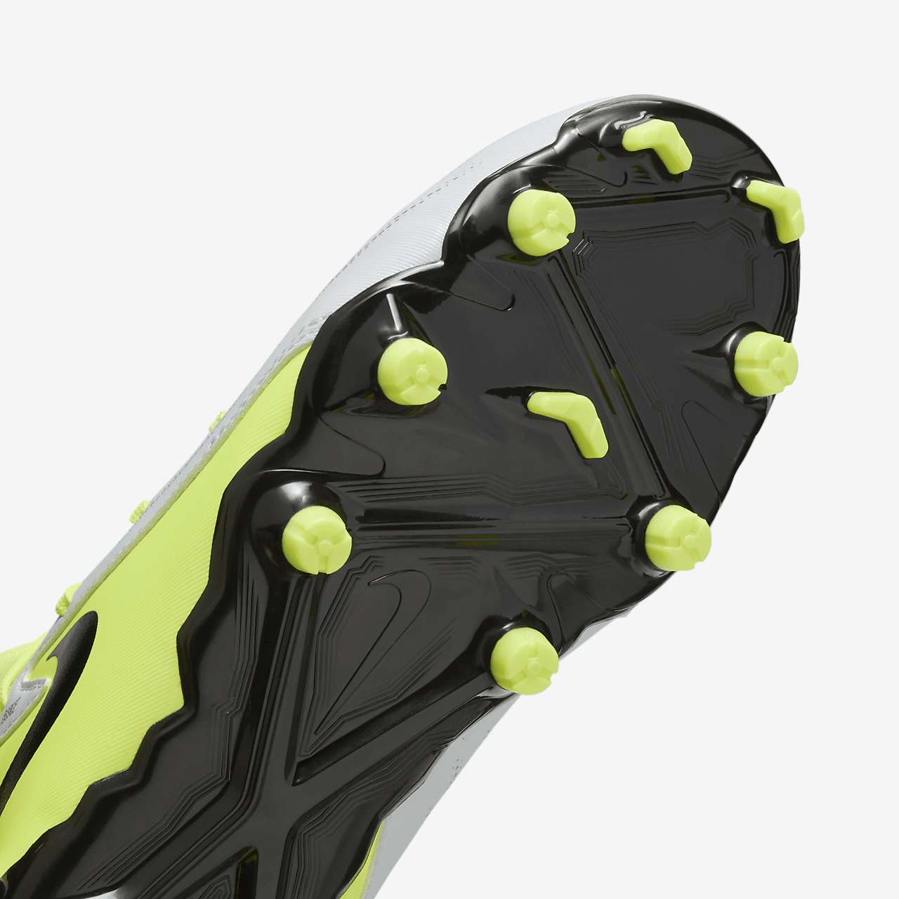 Nike  sneaker Metallic Silver/Volt/Zwart