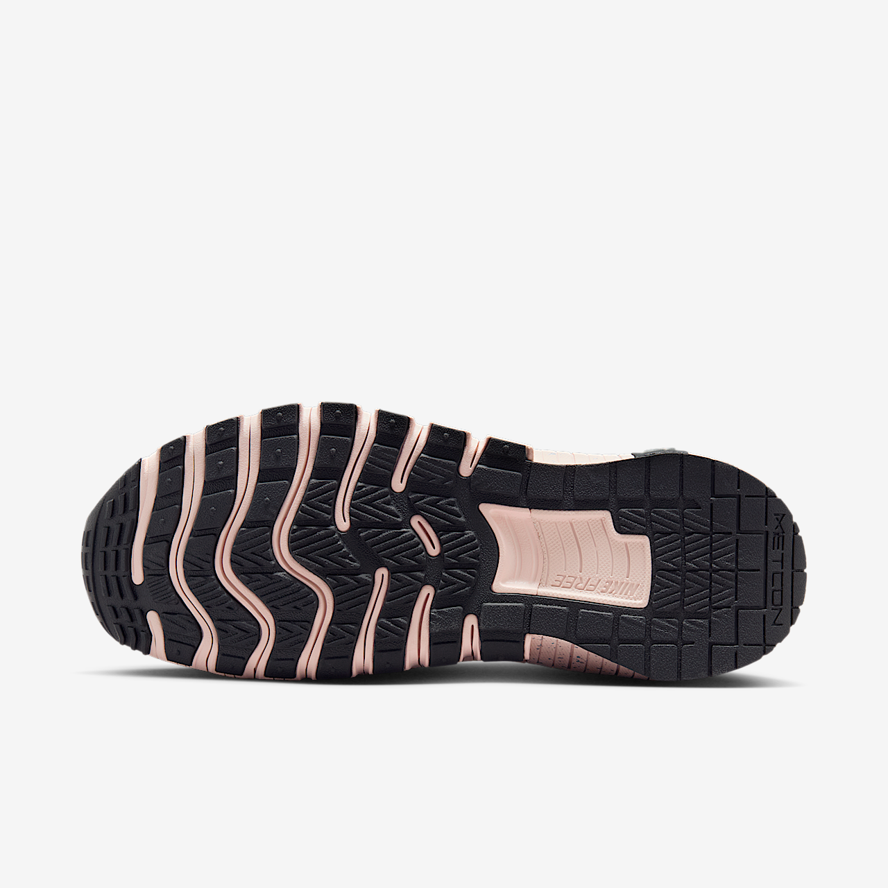 Nike Free sneaker Zwart/Silt Red/Metallic Silver