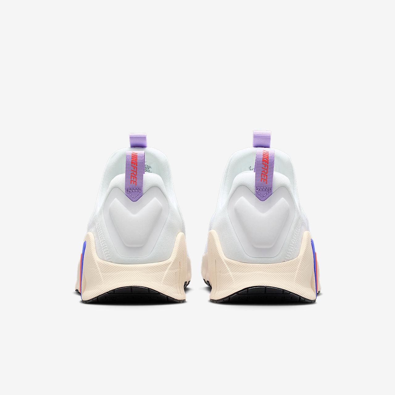 Nike Free sneaker Wit/Violet Mist/Chalk/Hot Lava