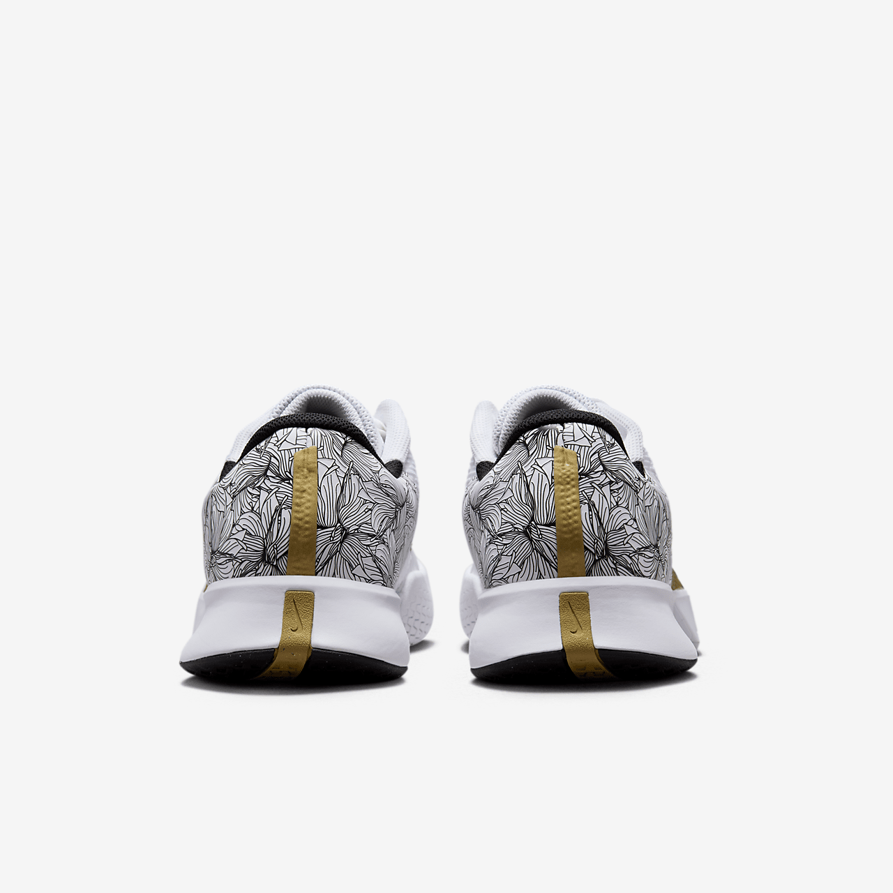 Nike  sneaker Wit/Zwart/Metallic Gold