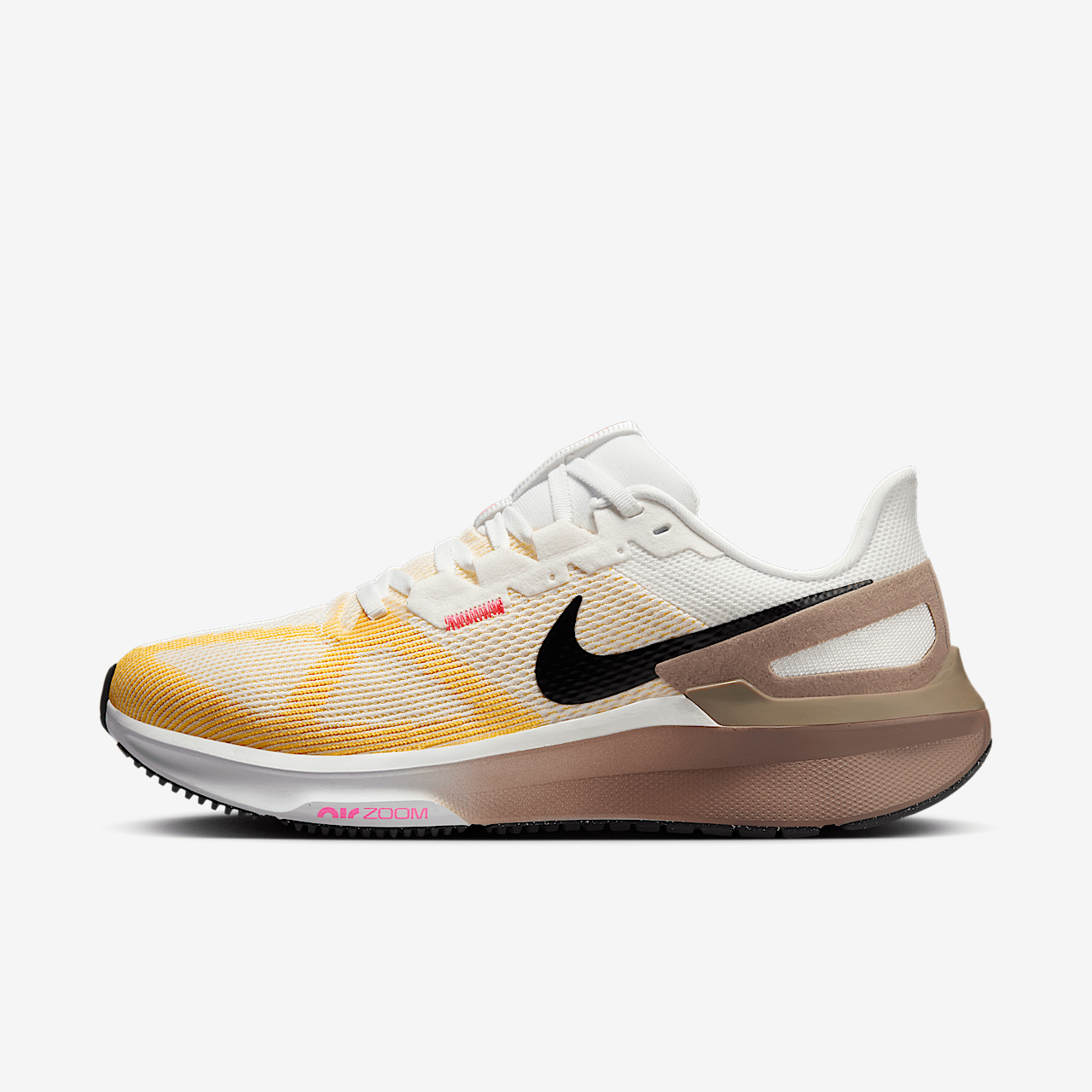 Nike  sneaker Summit White/Mink Brown/Varsity Maize/Zwart