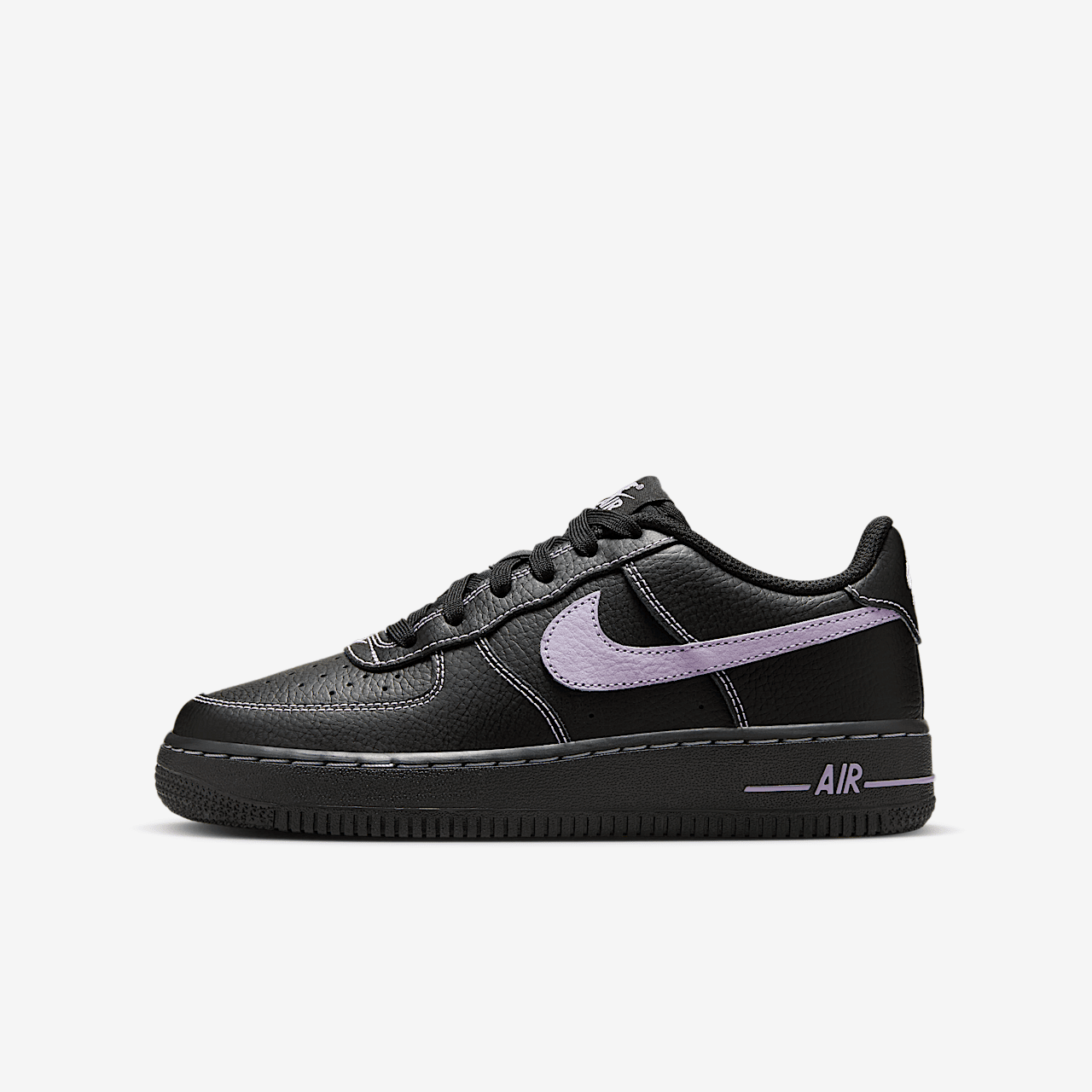 Nike Air Force 1 sneaker Zwart/Hydrangeas
