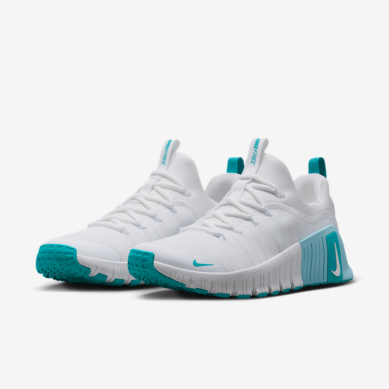 Nike Free sneaker Wit/Glacier Blue/Dusty Cactus