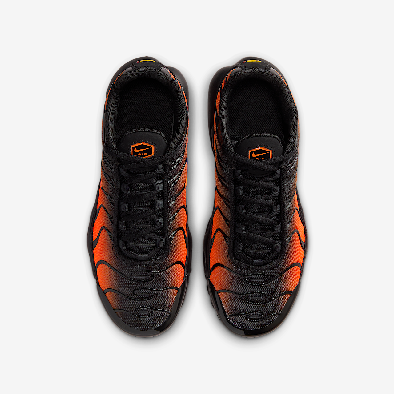 Nike Air Max Plus sneaker Zwart/Zwart/Total Orange