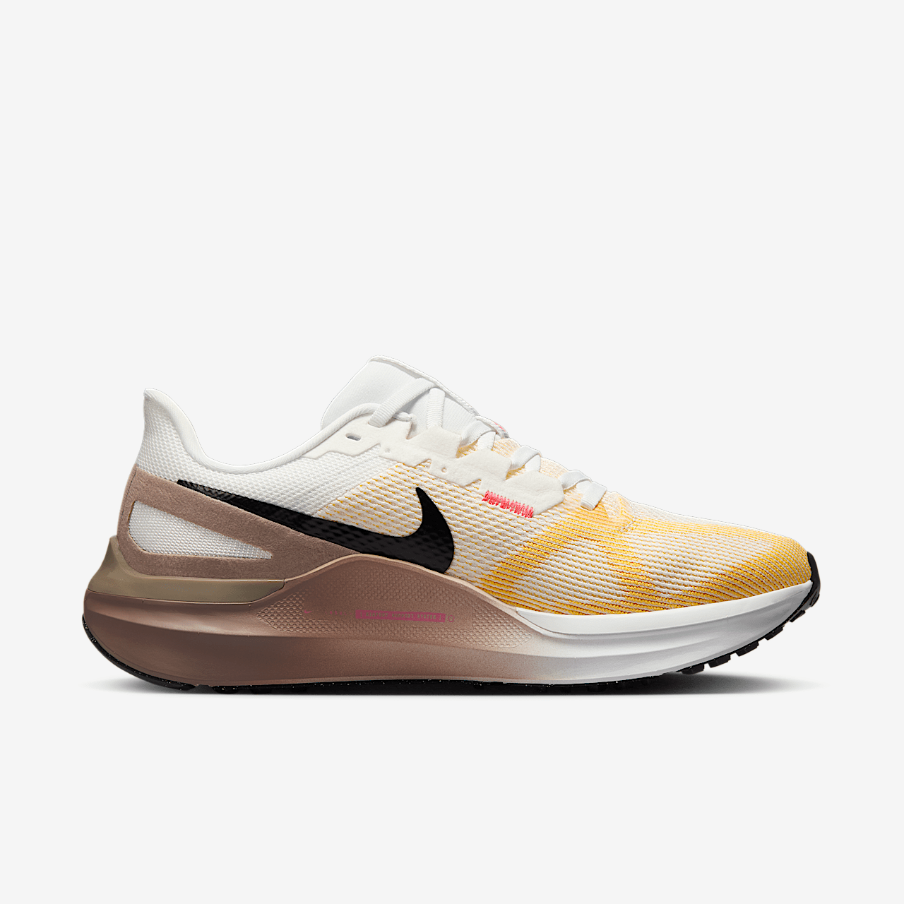Nike  sneaker Summit White/Mink Brown/Varsity Maize/Zwart