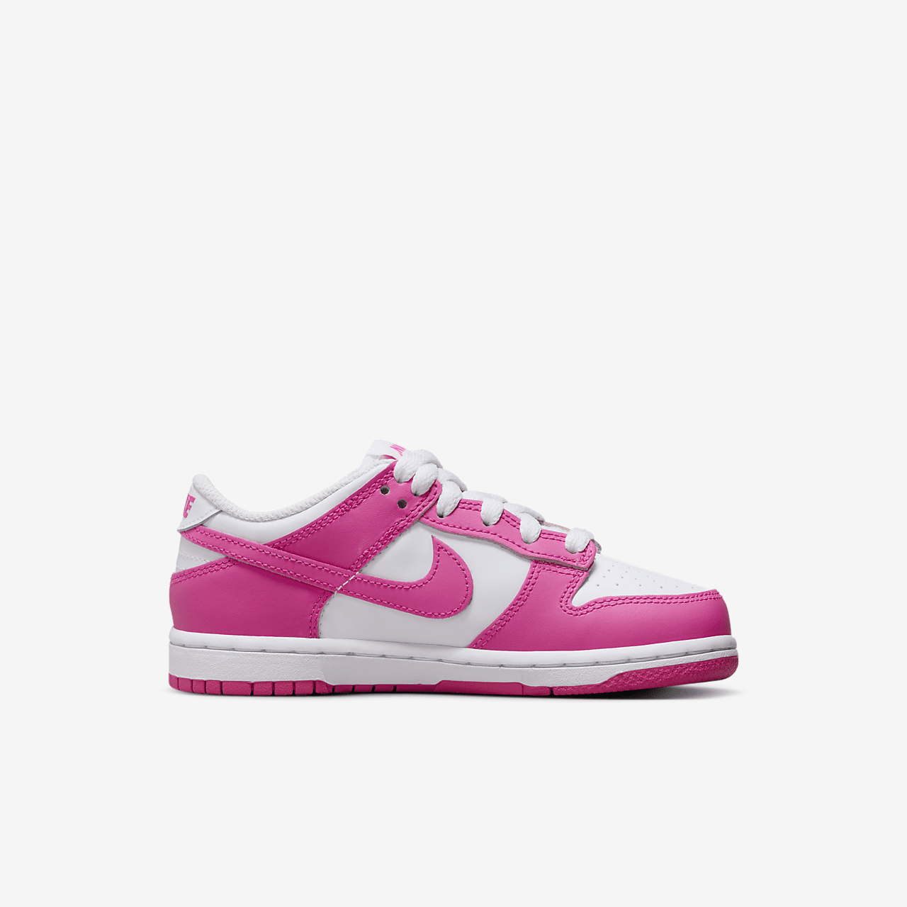 Nike Dunk Low sneaker Laser Fuchsia/Wit/Laser Fuchsia