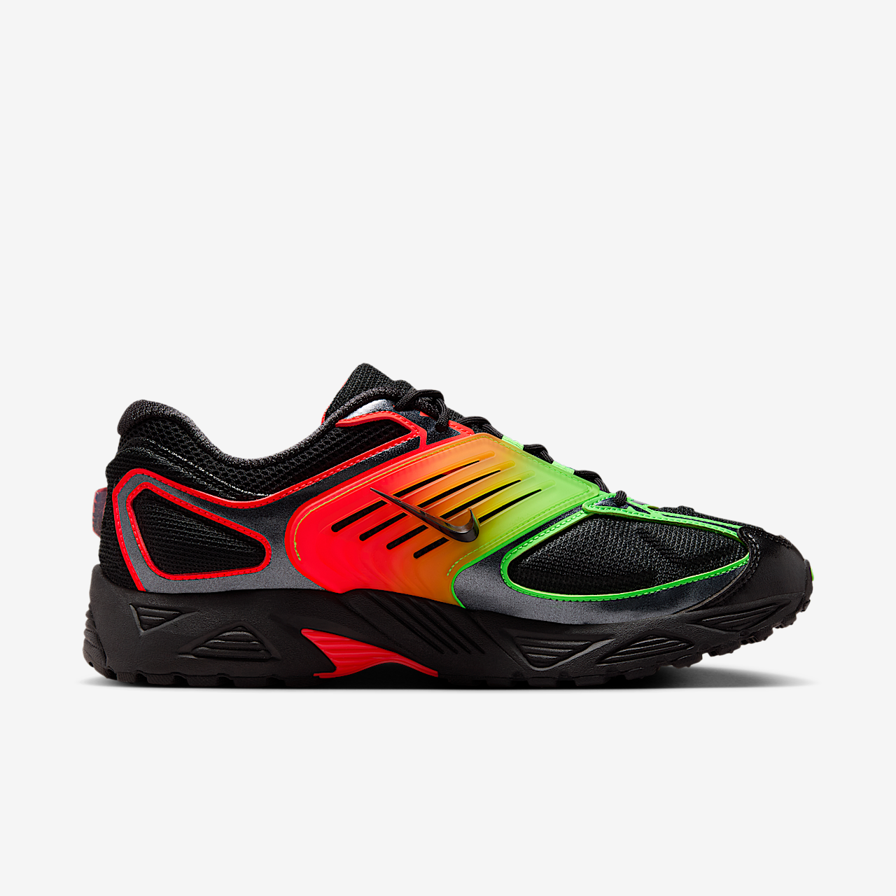 Nike Nike Air Pegasus Wave sneaker Zwart/Bright Crimson/Green Strike/Zwart