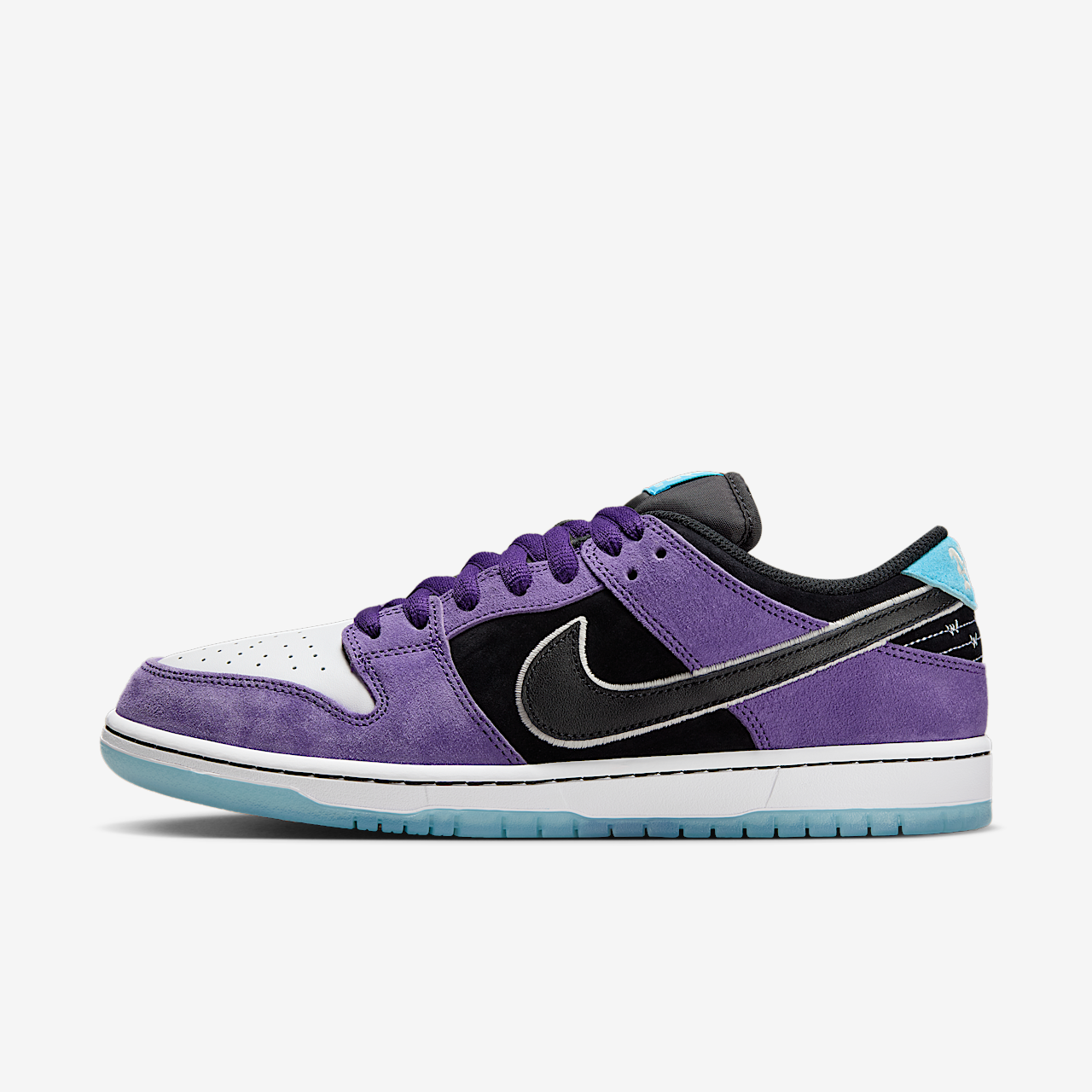 Nike Dunk Low sneaker Court Purple/Wit/Lagoon Pulse/Zwart