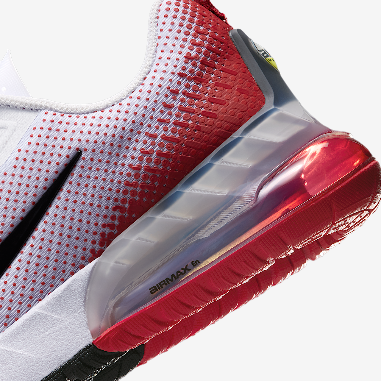 Nike Air Max sneaker Wit/Gym Red/Zwart/University Red