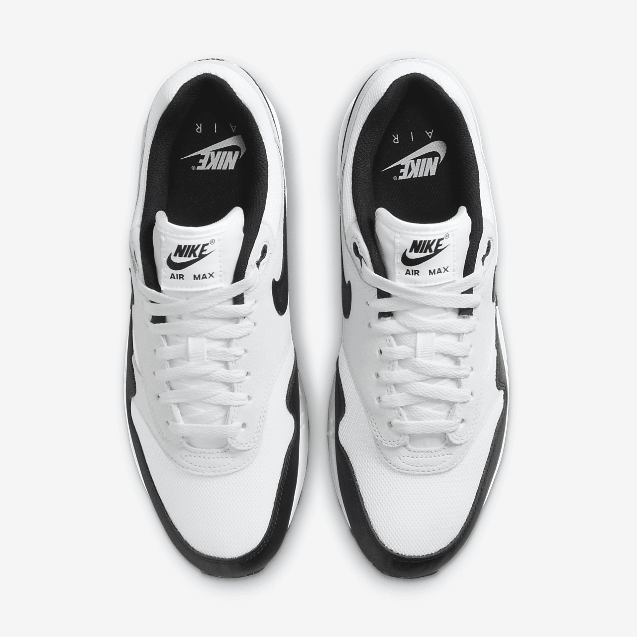 Nike Air Max 1 sneaker Wit/Pure Platinum/Zwart