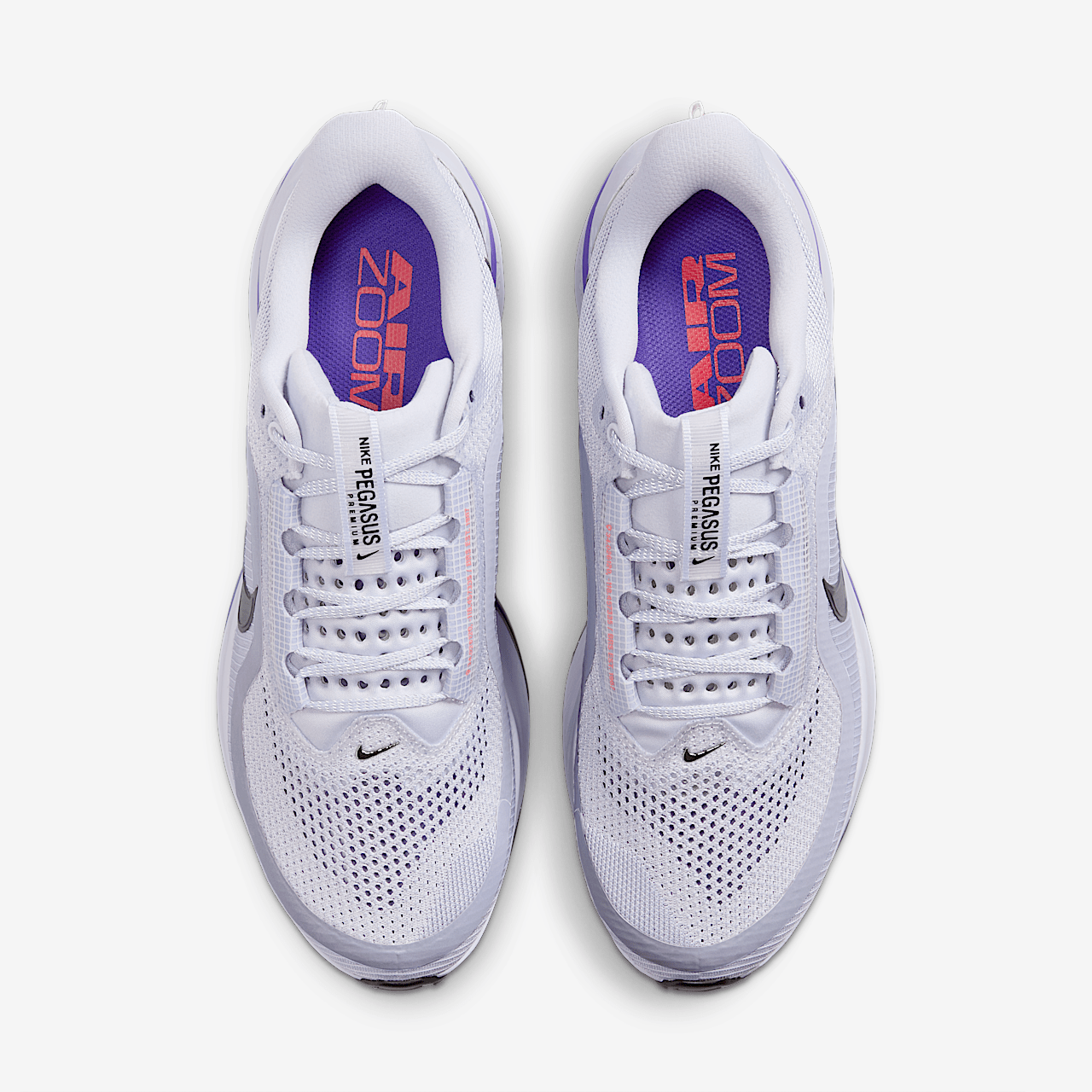 Nike Pegasus sneaker Ghost/Persian Violet/Bright Crimson/Zwart