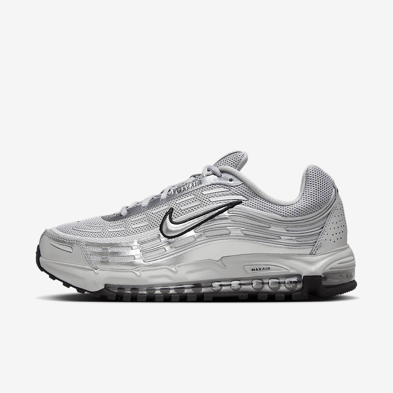 Nike Air Max sneaker Flat Silver/Metallic Silver/Zwart/Metallic Silver