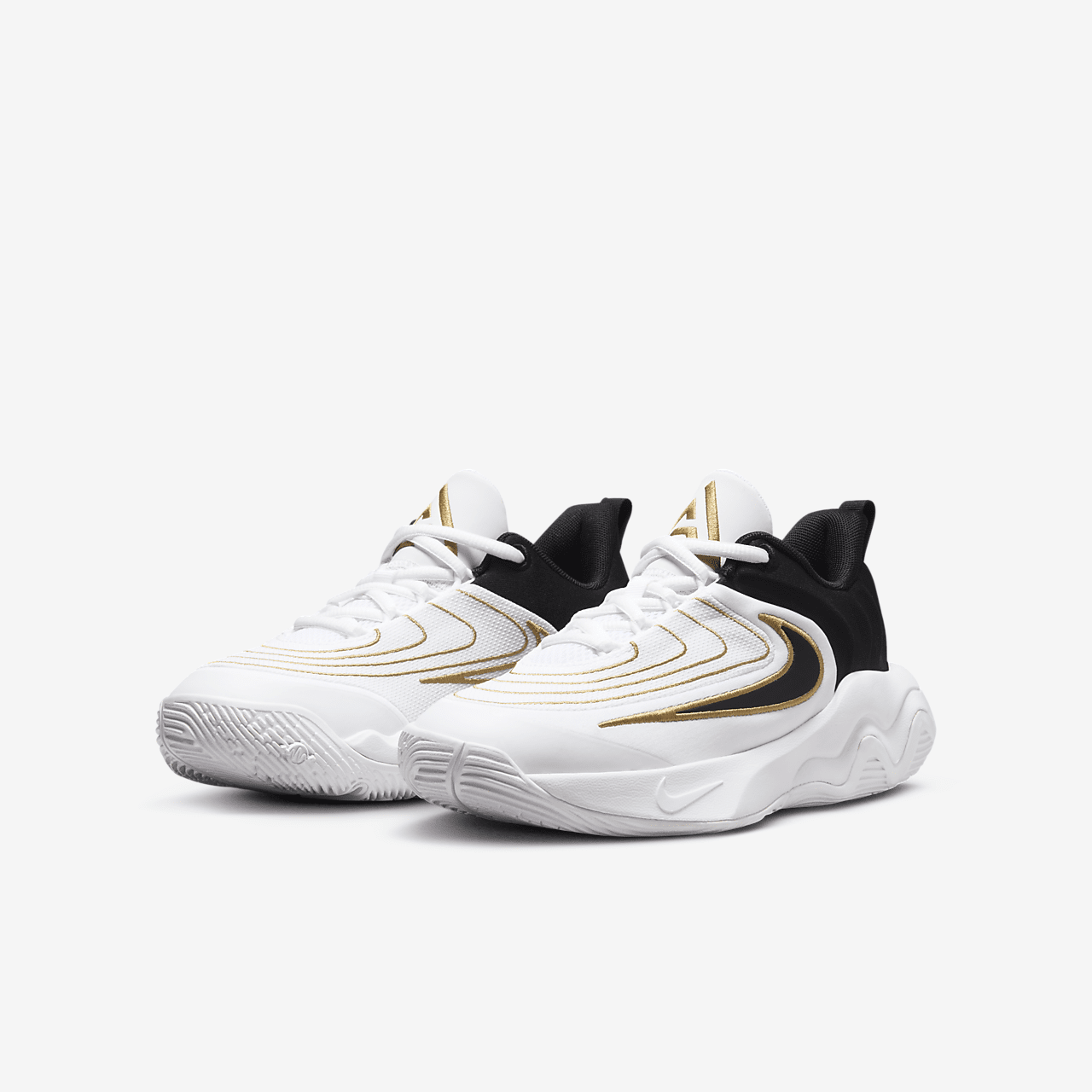 Nike  sneaker Wit/Metallic Gold/Zwart