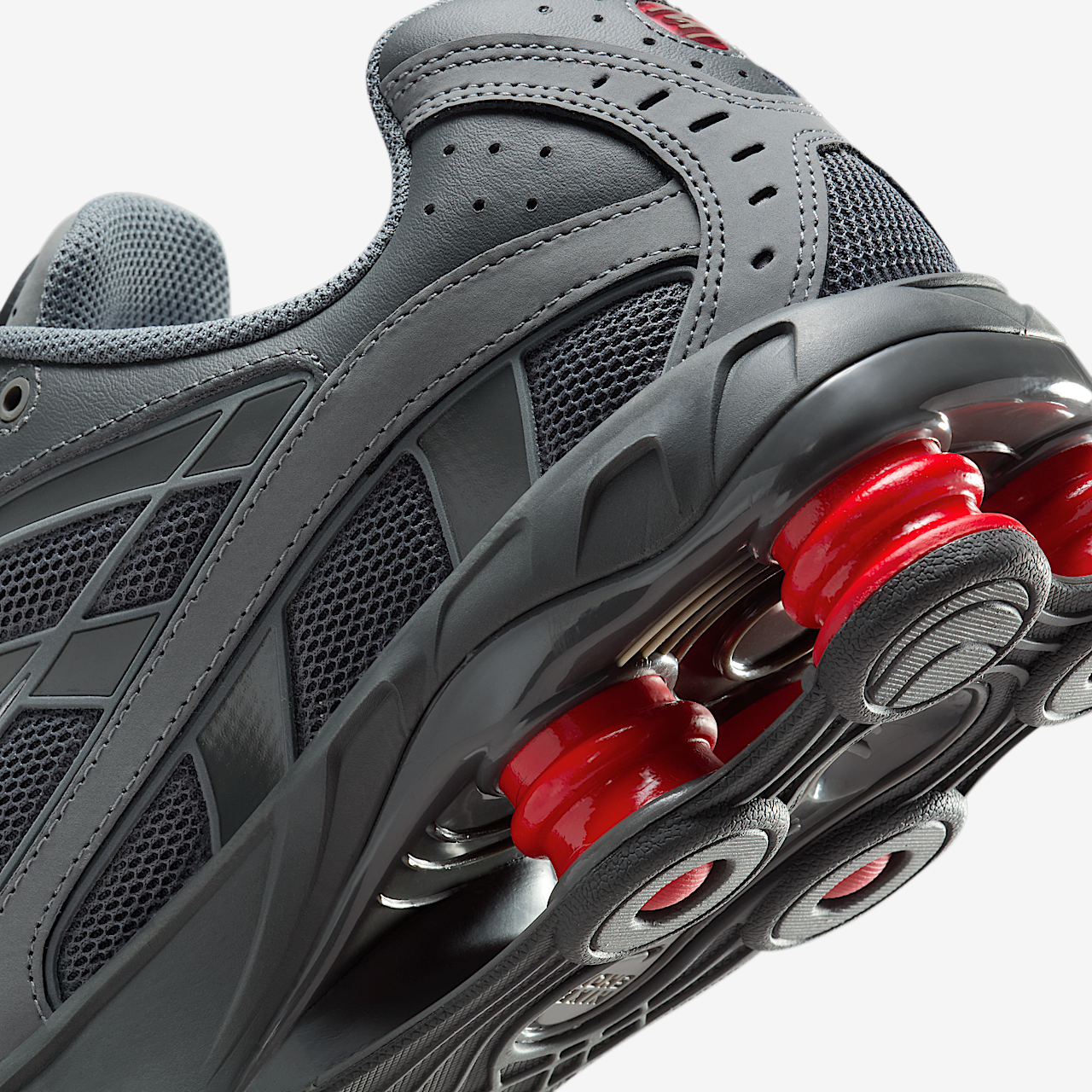 Nike Nike Shox sneaker Smoke Grey/University Red/Iron Grey/Metallic Silver