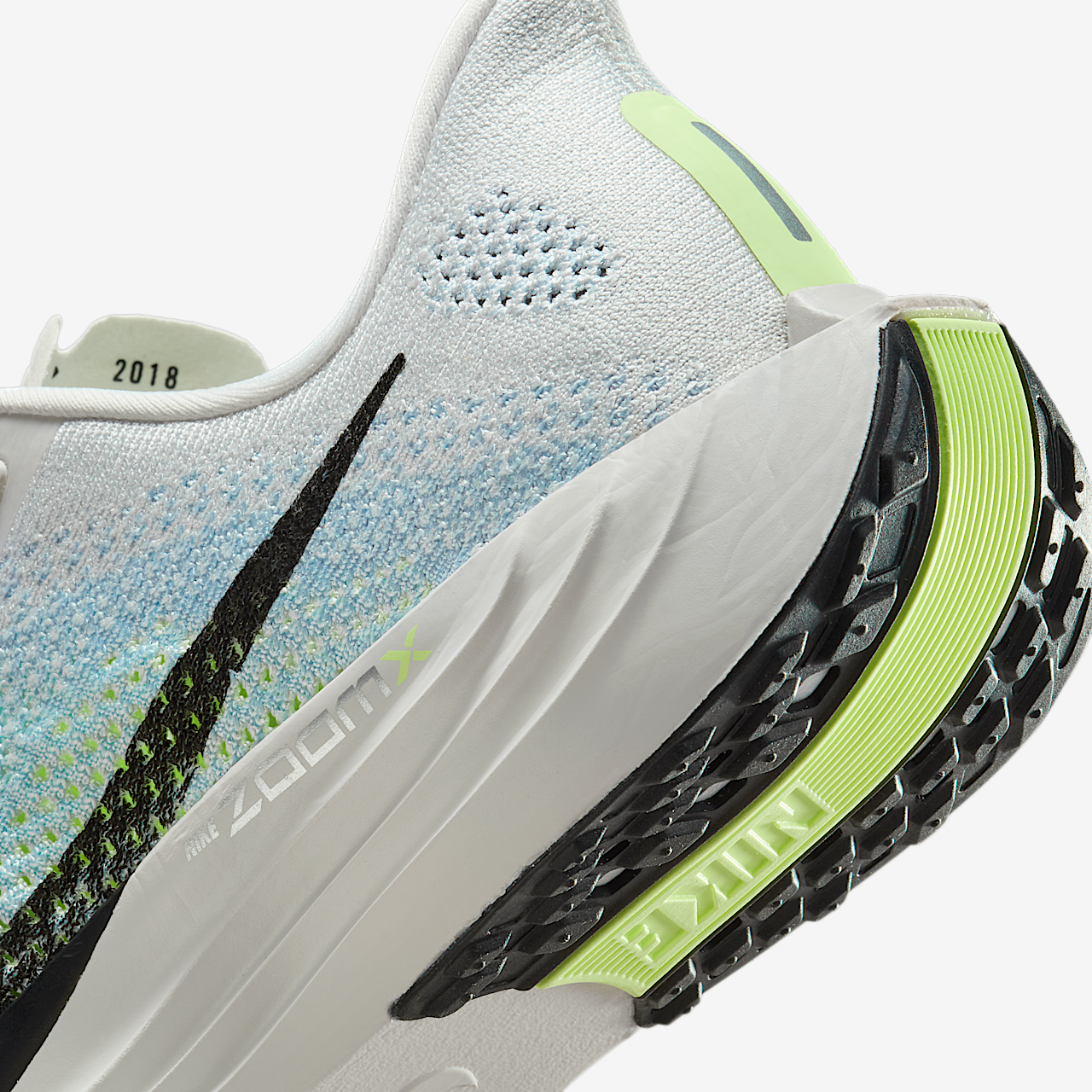 Nike Pegasus sneaker Platinum Tint/Pure Platinum/Barely Volt/Zwart