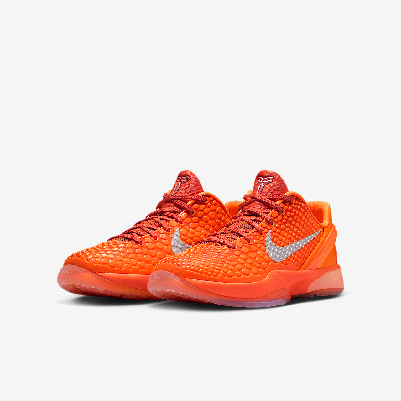 Nike Kobe sneaker Total Orange/Wit/Light Wild Mango/Metallic Silver