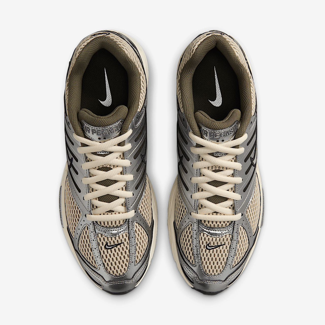 Nike 574 sneaker Light Khaki/Medium Olive/Photon Dust/Metallic Silver