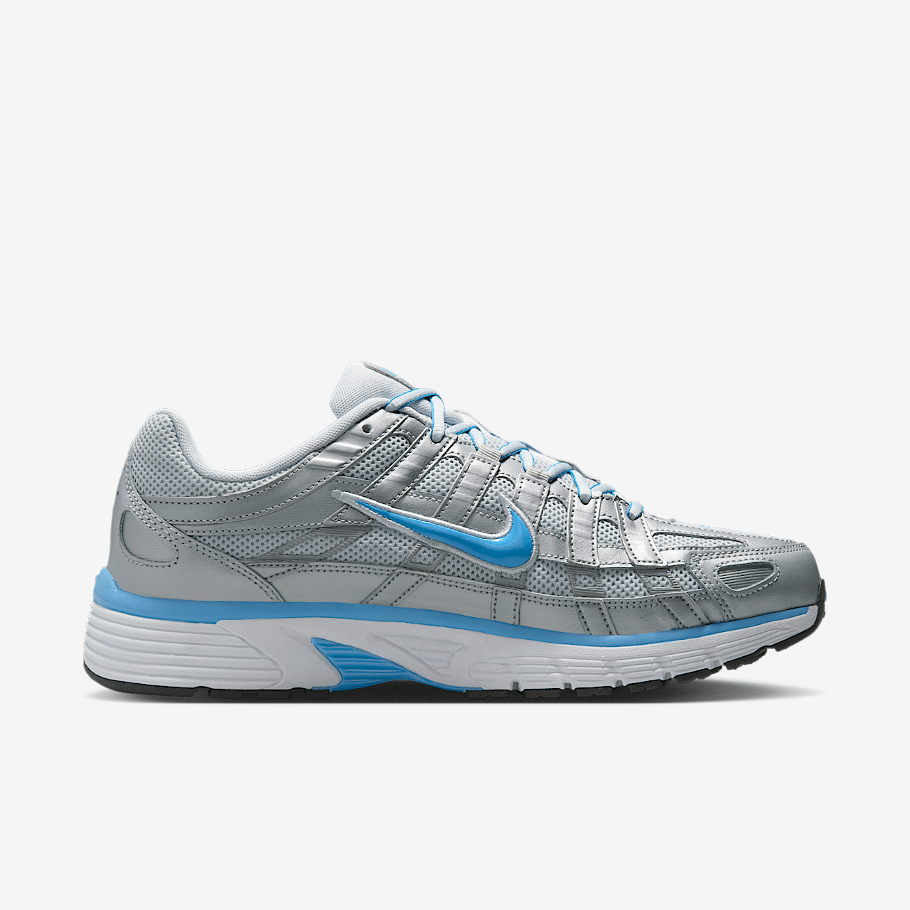 Nike P-6000 sneaker Metallic Platinum/Pure Platinum/Metallic Silver/University Blue