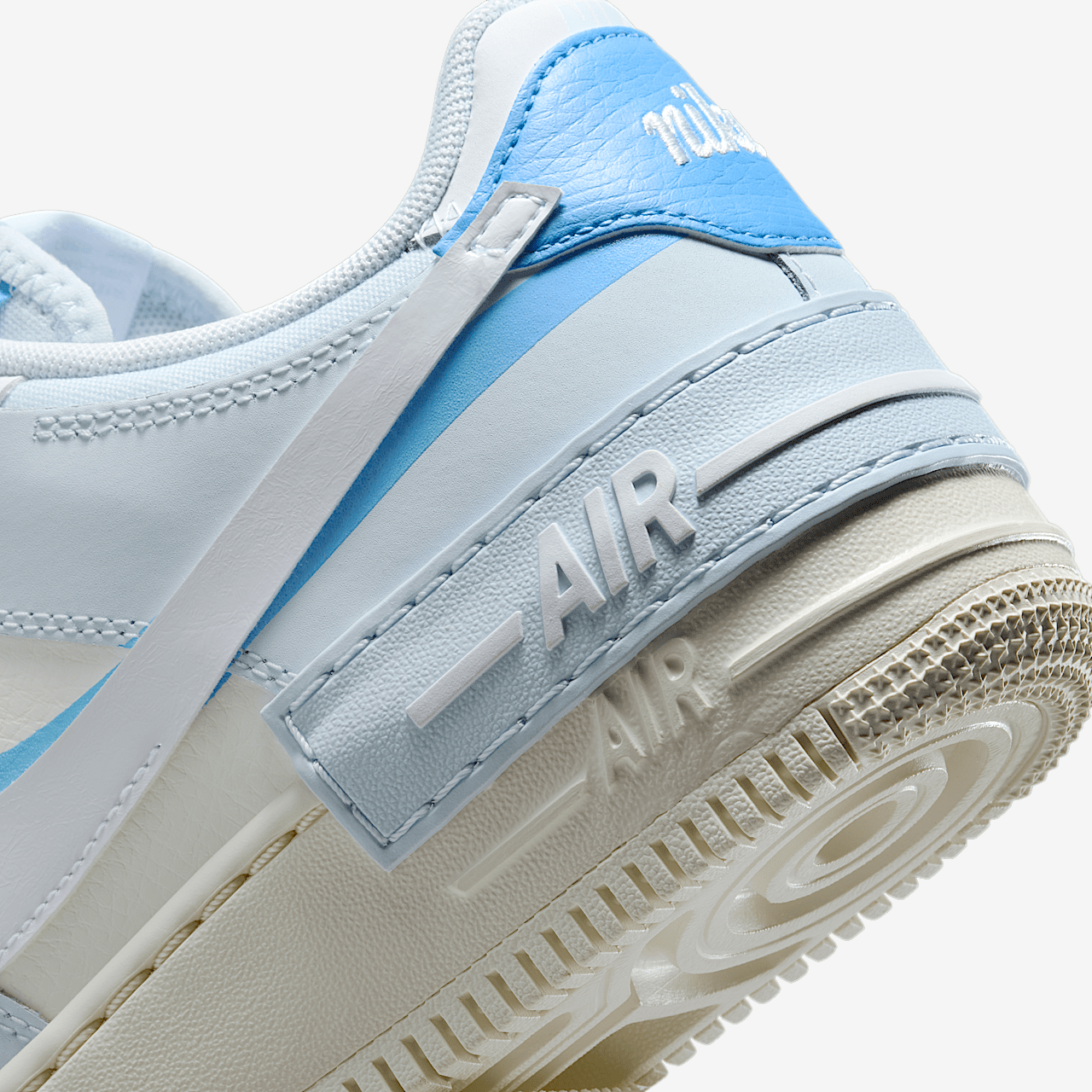 Nike Air Force 1 sneaker Blue Tint/University Blue/Sail/Wit