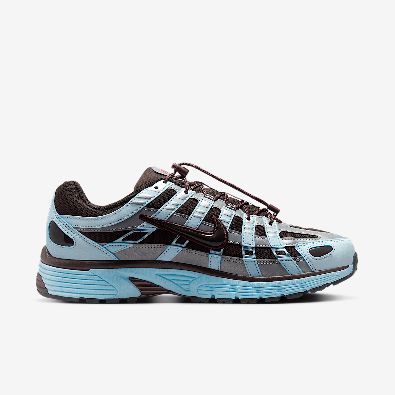 Nike P-6000 sneaker Glacier Blue/Velvet Brown/Metallic Silver/Burgundy Crush