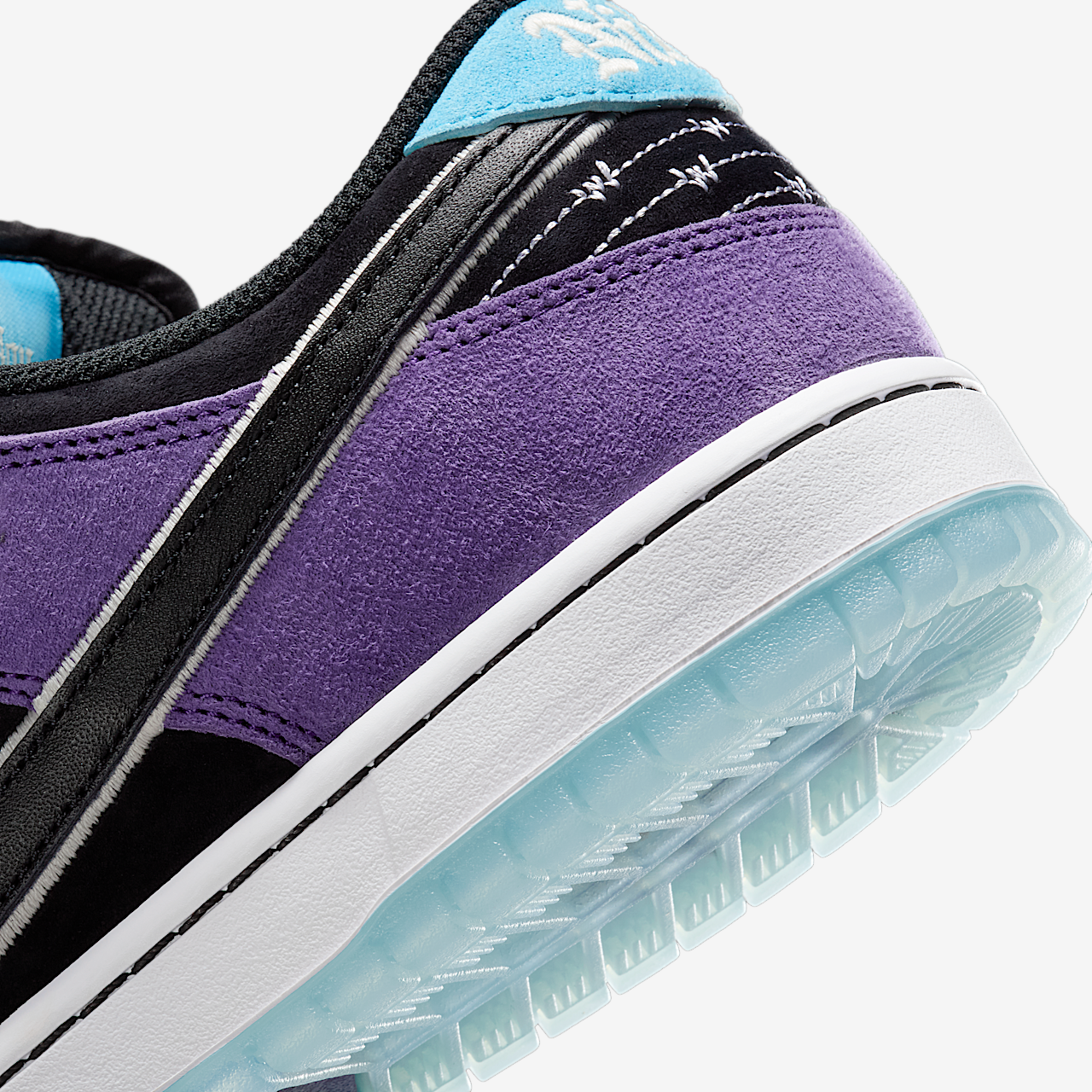 Nike Dunk Low sneaker Court Purple/Wit/Lagoon Pulse/Zwart