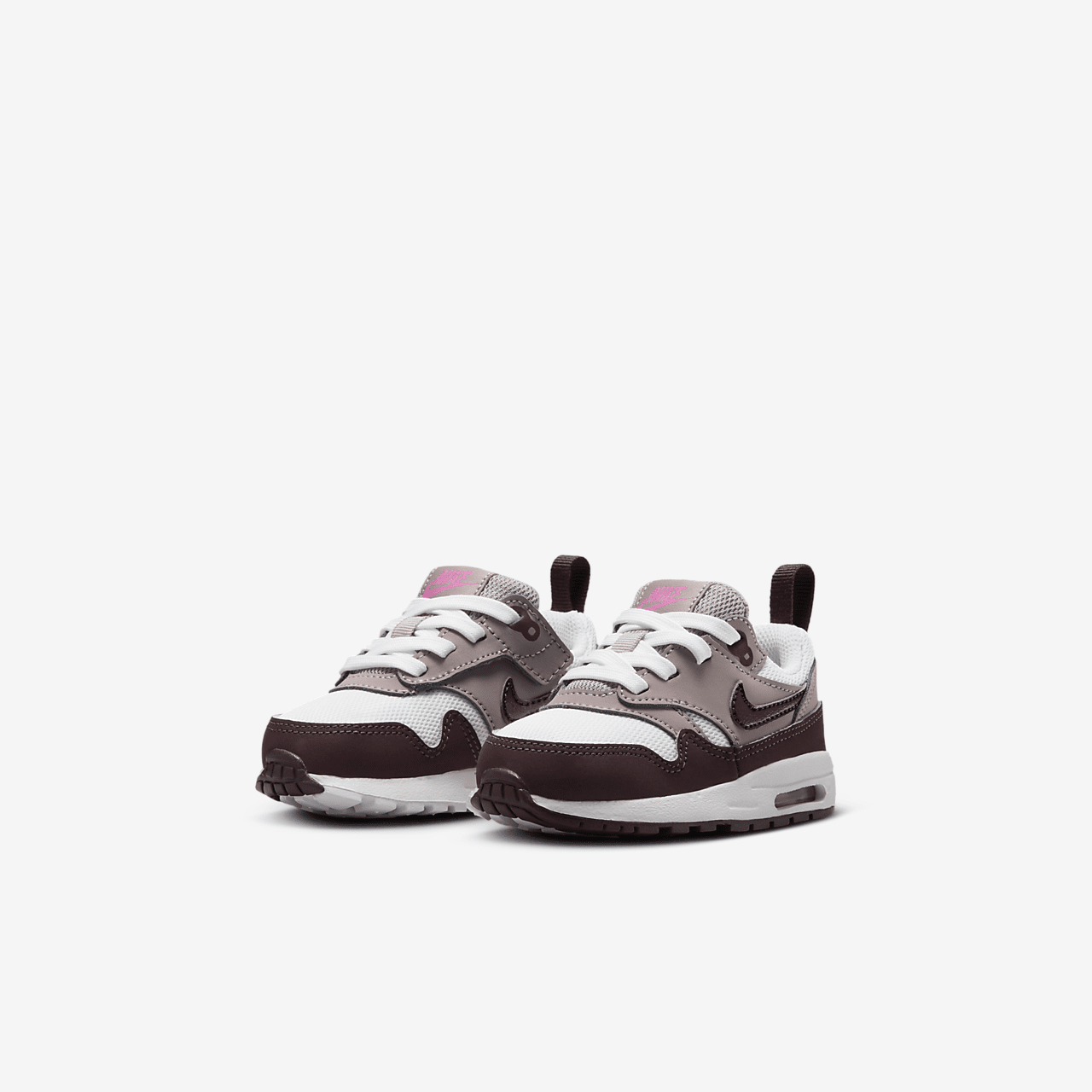 Nike Air Max 1 sneaker Wit/Light Violet Ore/Playful Pink/Burgundy Crush