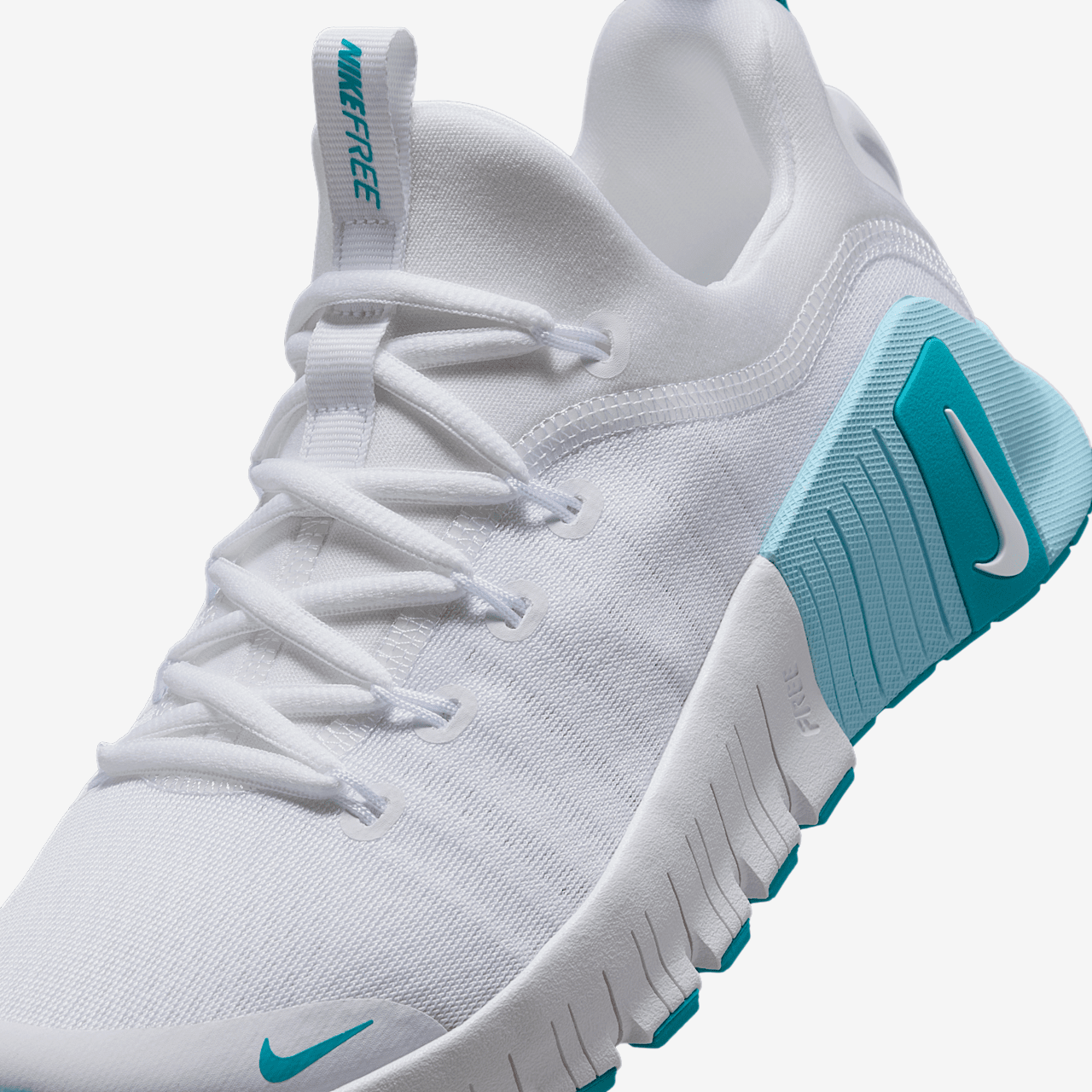 Nike Free sneaker Wit/Glacier Blue/Dusty Cactus