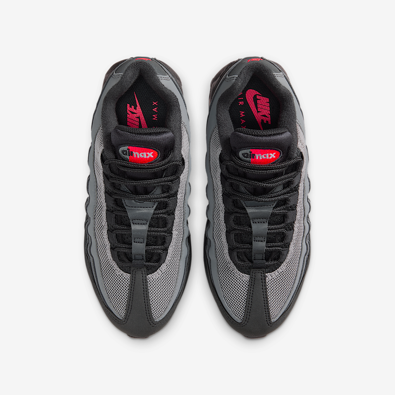Nike Air Max 95 sneaker Zwart/Anthracite/Iron Grey/Bright Crimson