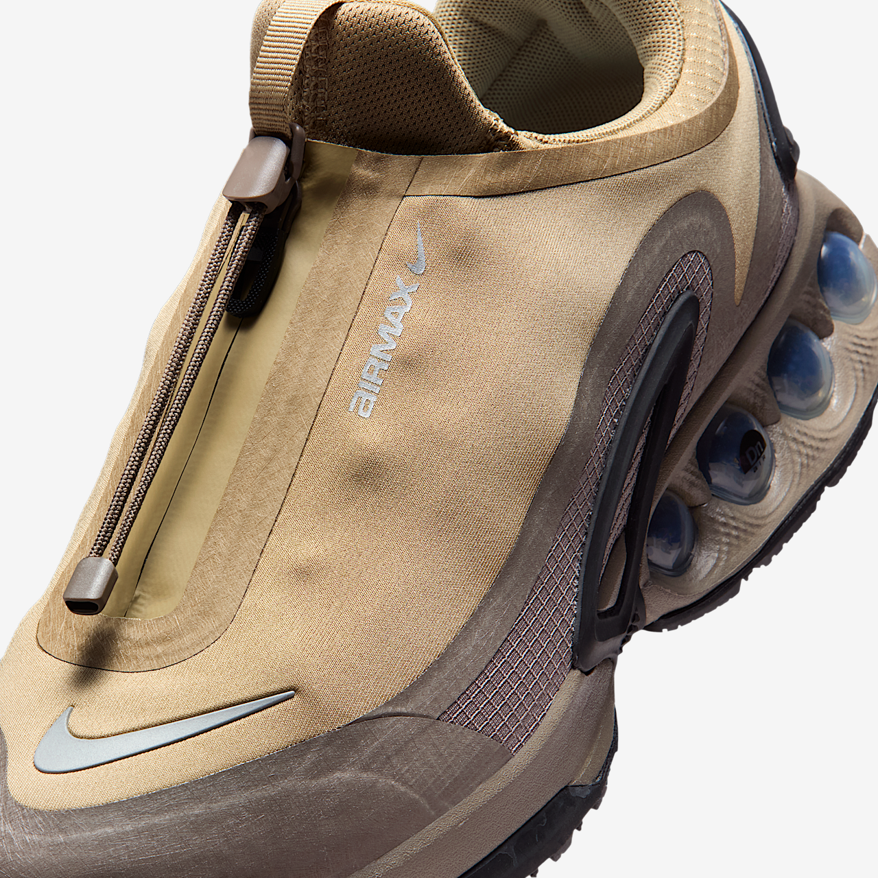 Nike Air Max DN sneaker Parachute Beige/Olive Grey/Zwart/Metallic Silver