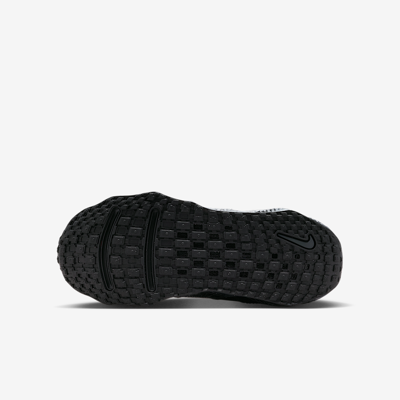 Nike  sneaker Dark Smoke Grey/Metallic Silver/Zwart/Light Carbon
