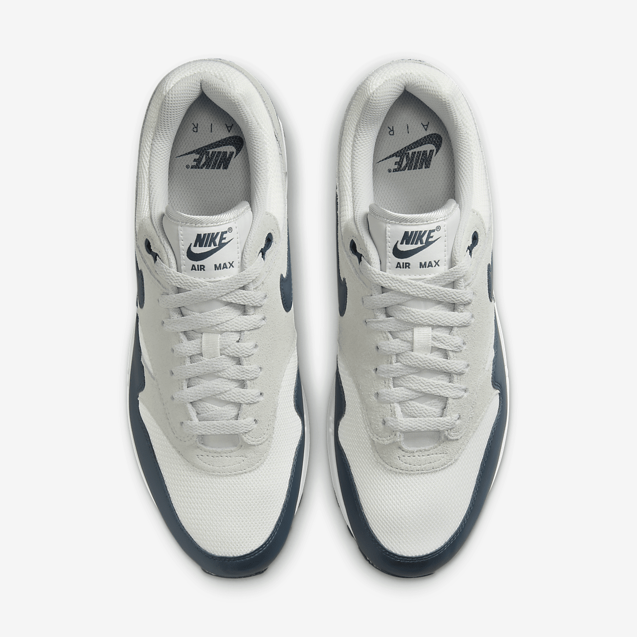 Nike Air Max 1 sneaker Summit White/Light Silver/Wit/Armory Navy