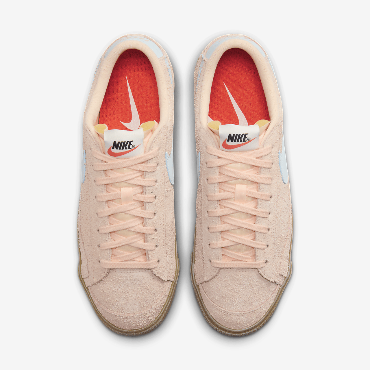 Nike Blazer sneaker Crimson Tint/Gum Light Brown/Team Orange/Glacier Blue