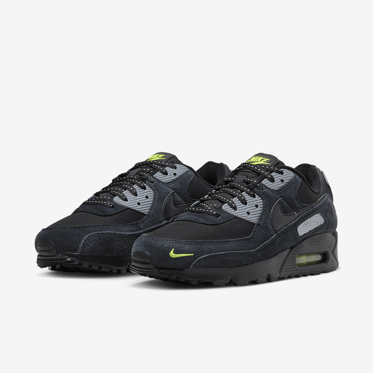 Nike Air max 90 sneaker Zwart/Volt/Cool Grey/Zwart