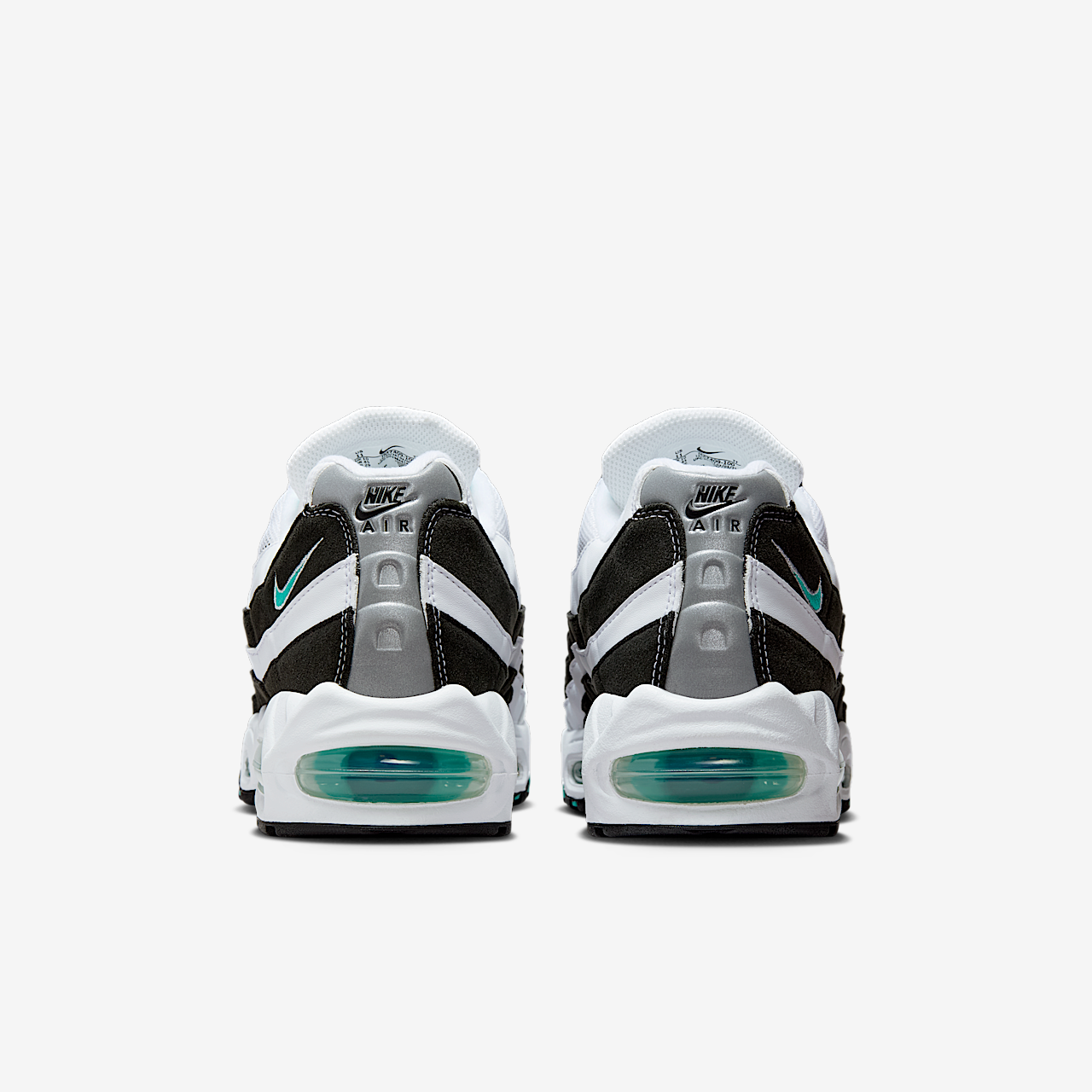 Nike Air Max sneaker Wit/Zwart/Metallic Silver/Hyper Jade