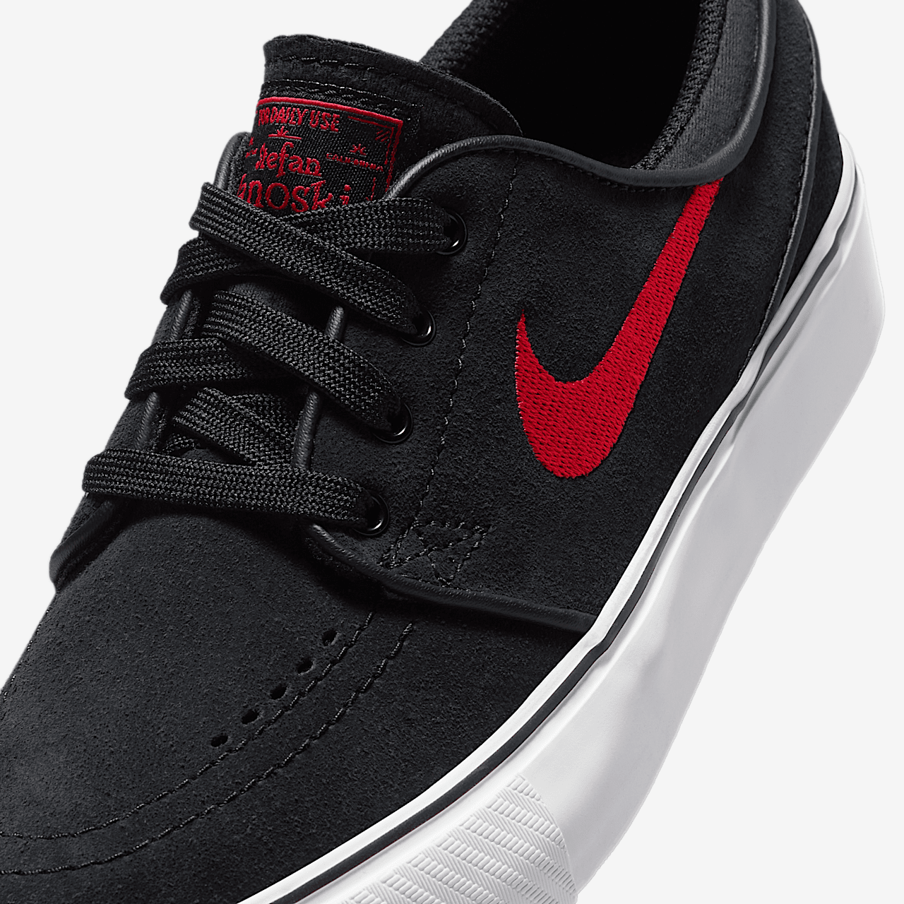 Nike Stefan Janoski sneaker Zwart/Zwart/Summit White/University Red