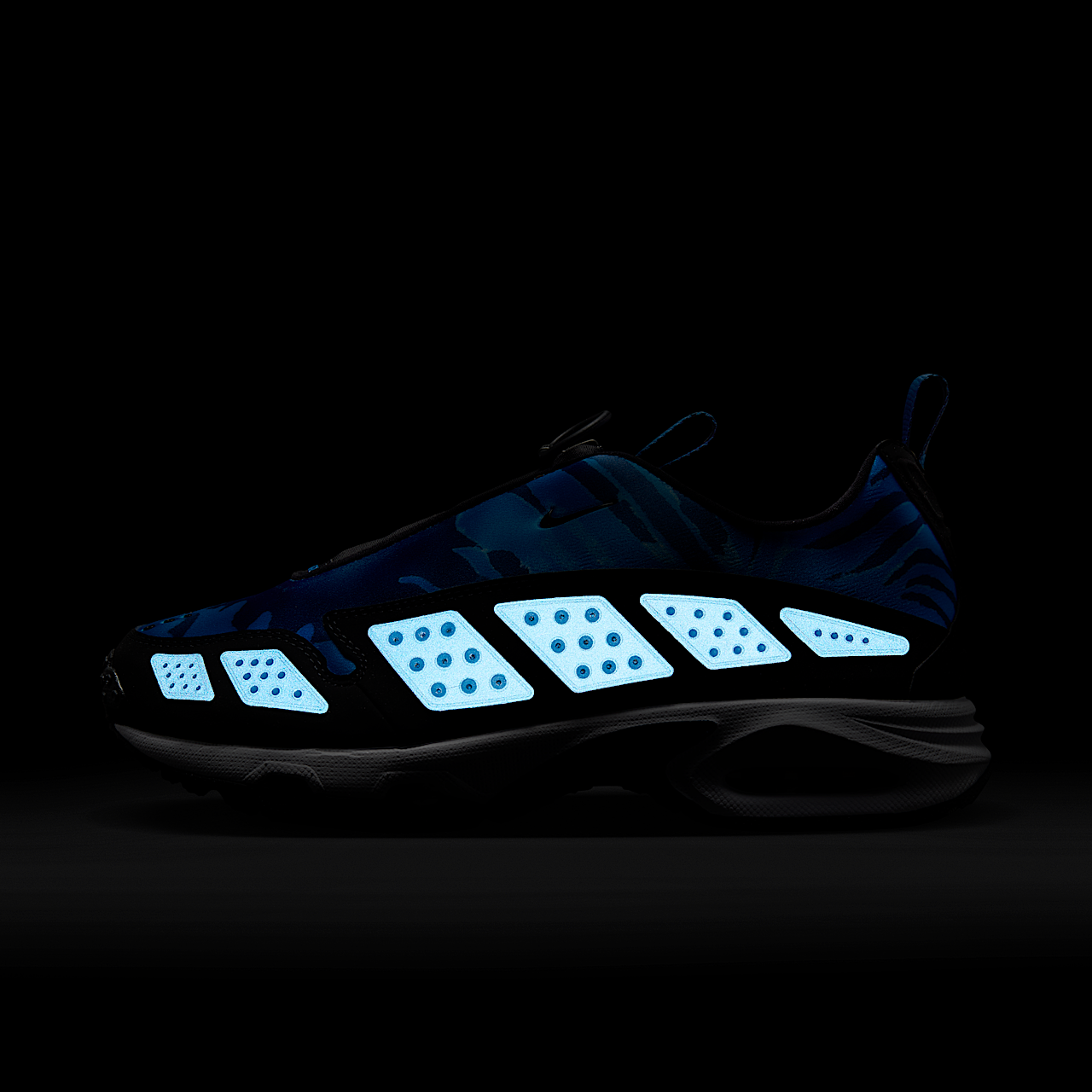 Nike Air Max SNDR sneaker Court Blue/Aluminum/Blue Tint/Zwart