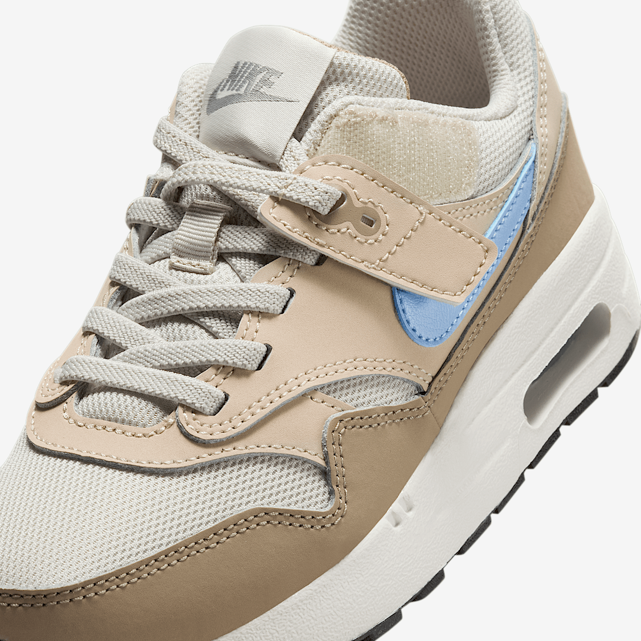 Nike Air Max 1 sneaker Light Bone/Sanddrift/Khaki/Psychic Blue