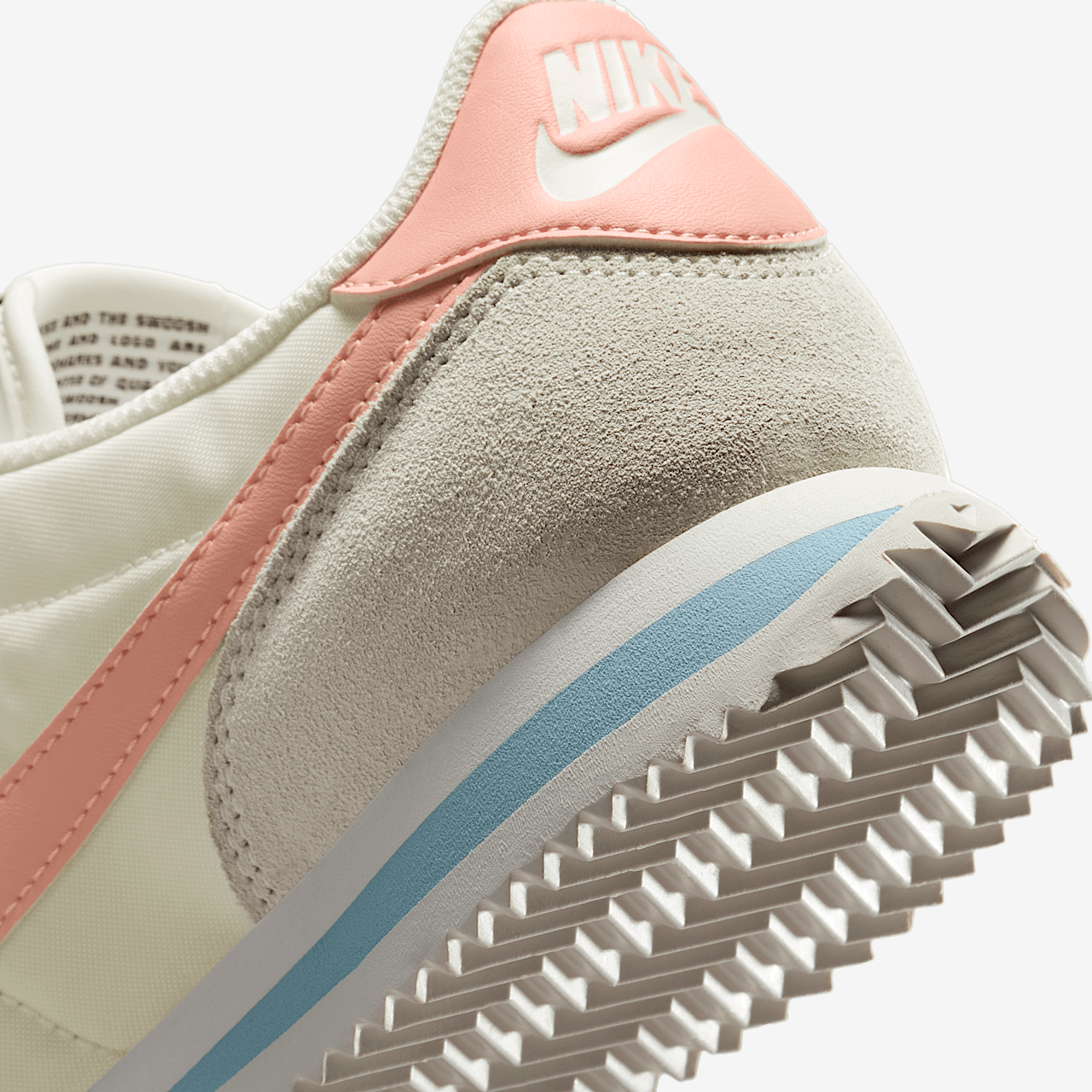 Nike Cortez sneaker Sail/Ocean Bliss/Arctic Orange