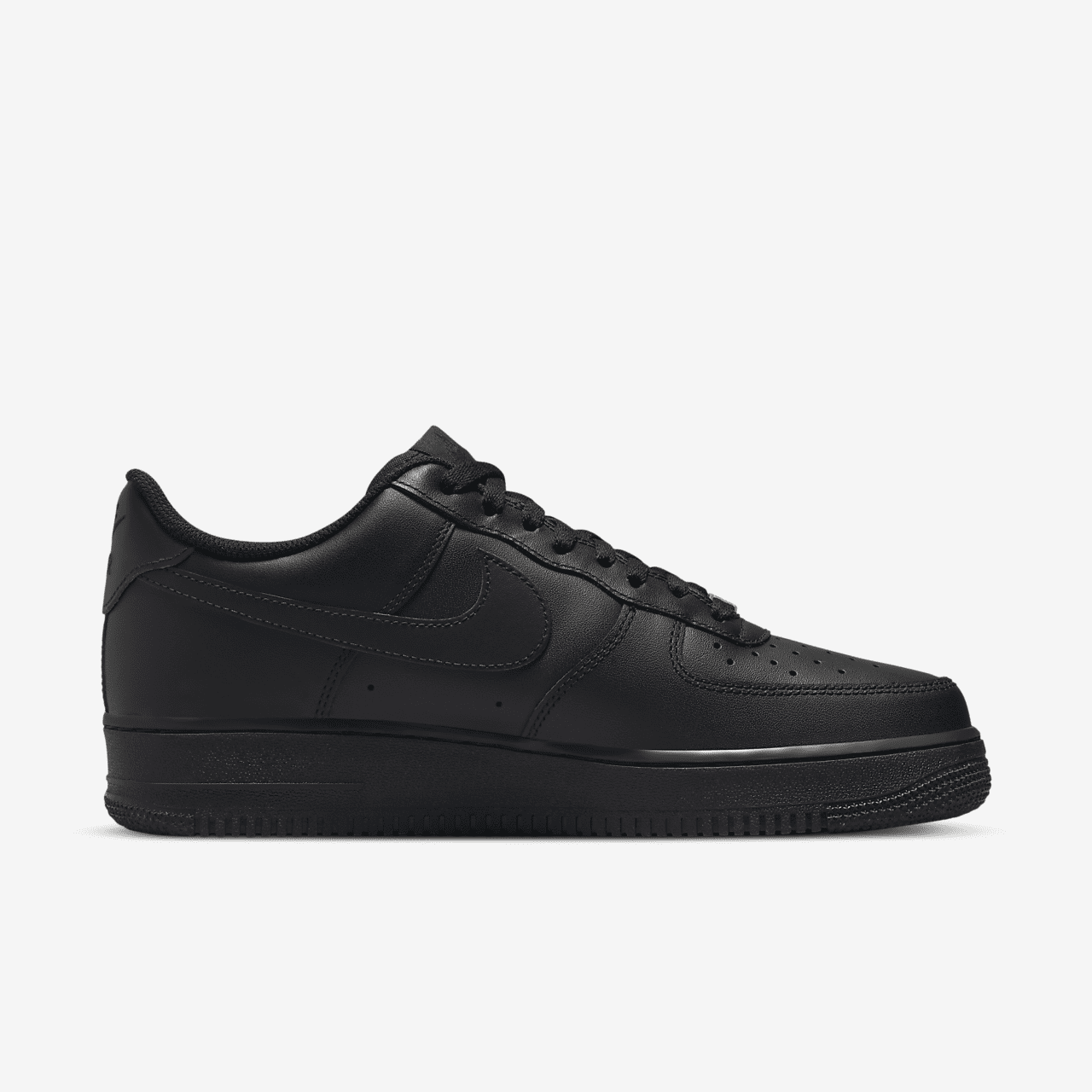 Nike Air Force 1 sneaker Zwart/Zwart