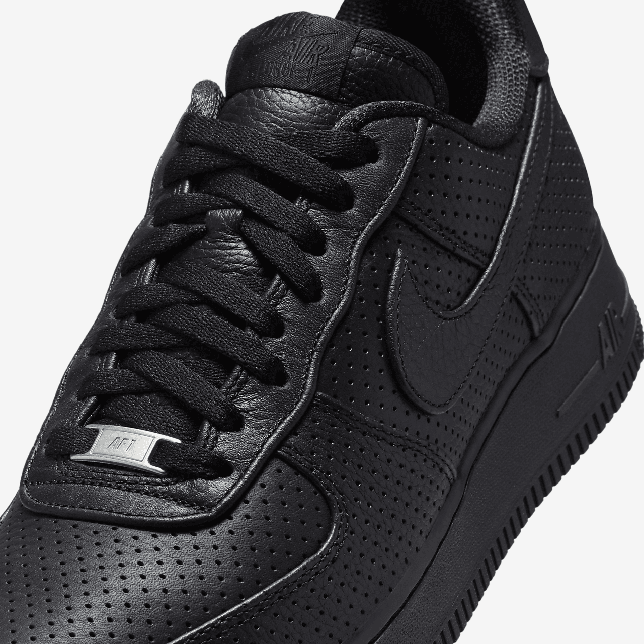 Nike Air Force 1 sneaker Zwart/Game Royal/Zwart